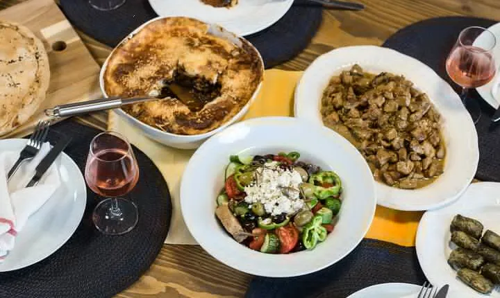 Greek Meze Cooking class and dinner with an Acropolis view