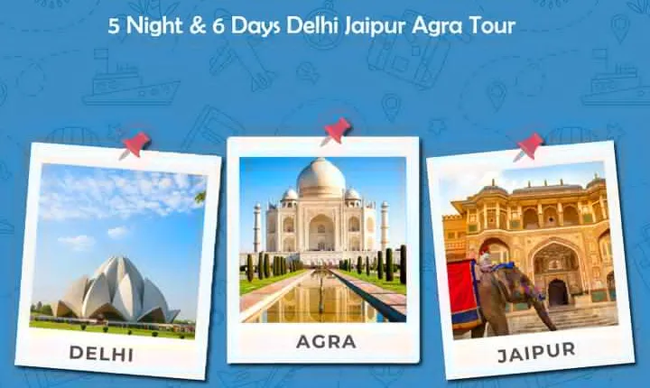 5 Nights 6 Days Golden Triangle Tour India Delhi Agra Jaipur Tour