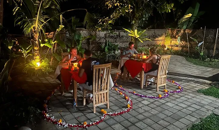 Evening Cooking Class with Romantic Dinner in Ubud