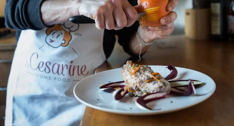 Lunch or Dinner and Cooking Show at a Cesarina's House in Venice