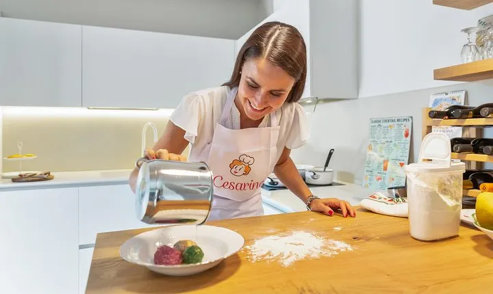 Lunch or dinner and cooking demo at a local home in Trento