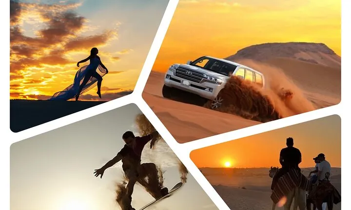 Qatar Sunset Desert Safari: Dune Bashing & Golden Sands Adventure