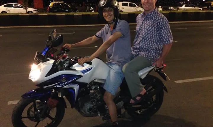 Mumbai on Motor Bike