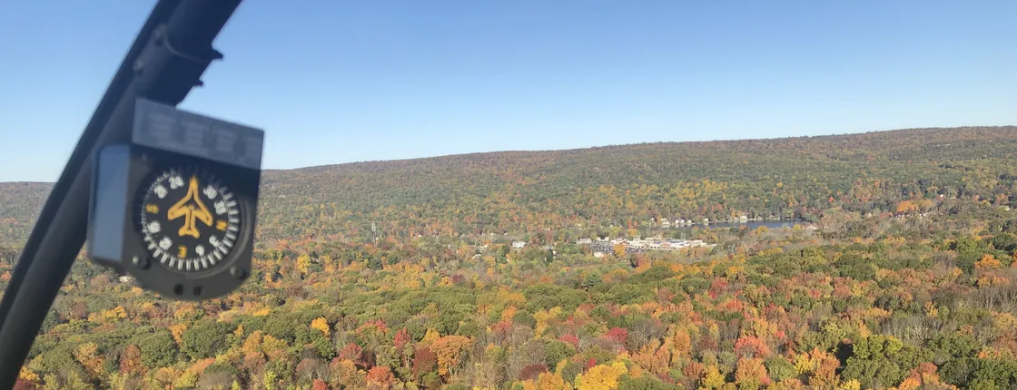 Private Hudson Valley fall foliage helicopter tour from Westchester