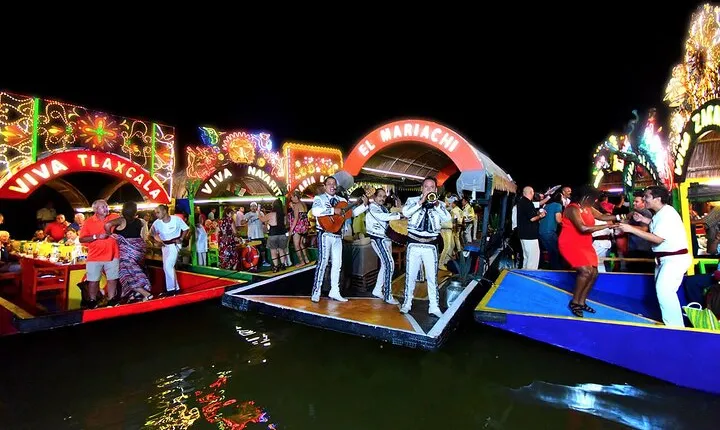 Mexican Party Tour Xoximilco with Transportation from Playa del Carmen