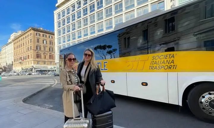 To & From Fiumicino Airport - Rome City Center Shuttle Bus