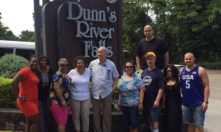 Jamaica Best Water Falls Tour,Mobay Bay to Dunn's River/Blue Hole