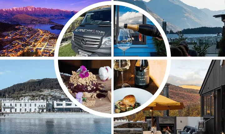 Queenstown Progressive Dinner & Wine Tour | 3 Stunning Locations