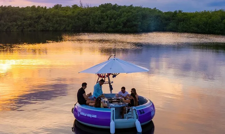Cancun Bubble Boat Lagoon Tour