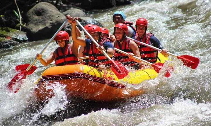 Red Paddle White Water Rafting Combine Bali Fun ATV Ride 