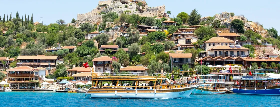 Private boat tour to Kekova’s sunken city and Myra ruins