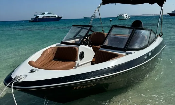4 Hours Private SpeedBoat to Eden Island &Dolphin House _Hurghada