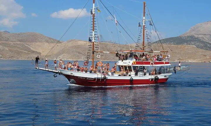 The Santa Maria 3 Island Cruise in the Aegean w/ Free Audio Guide