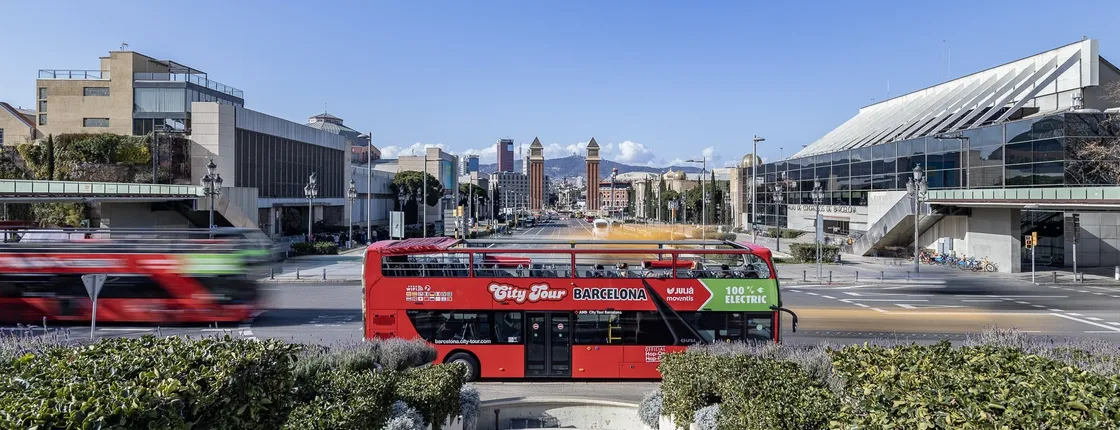 Barcelona city tour hop-on hop-off bus tickets