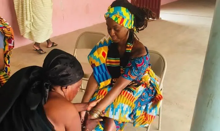 Traditional naming ceremony For African Diasporas in Kumasi