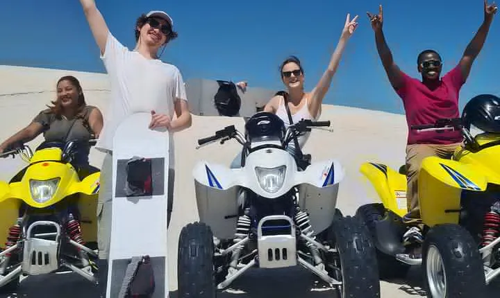 quadbiking and sandboarding combo