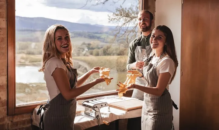 A Brunello Cooking Class with Vineyards View Winery