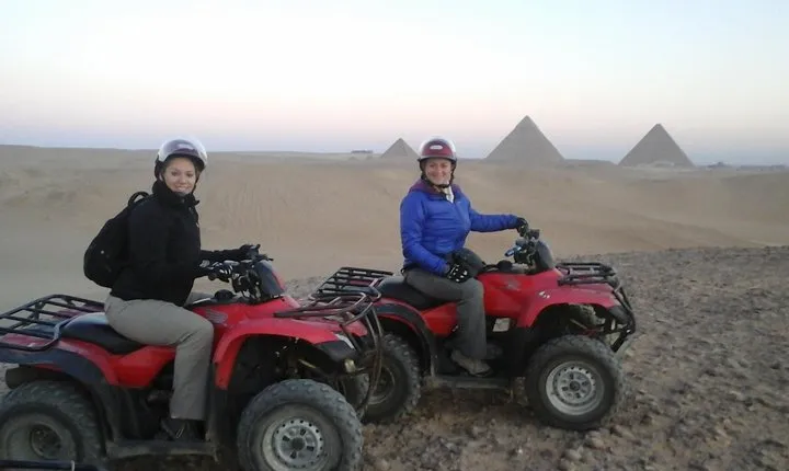 ATV Ride at the Desert of Giza Pyramids