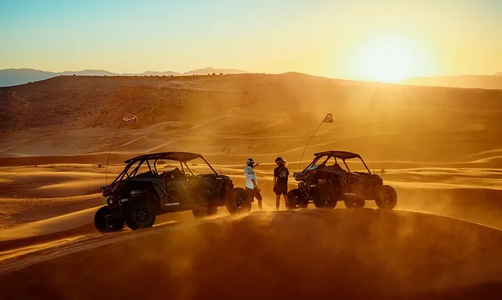 Greater Zion: Sunset UTV Tour at Sand Hollow