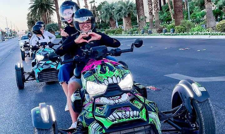 Self-Guided Las Vegas Trike tour on a CanAm Trike