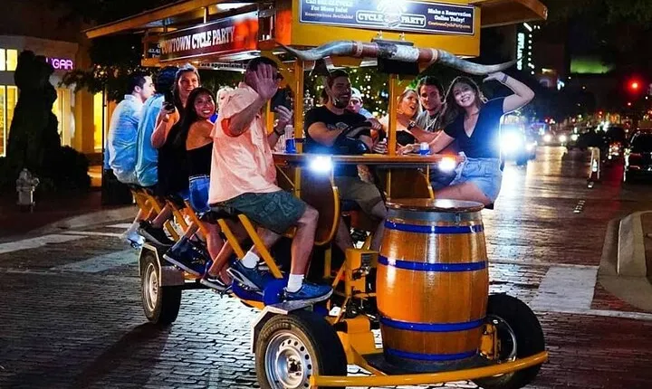 2-Hour BYOB Cowtown Cycle Party for 6-15 Happy Adults in FW