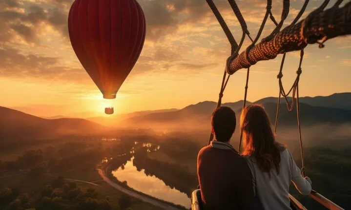  Experience with Hot Air Balloon Ride in Luxor 