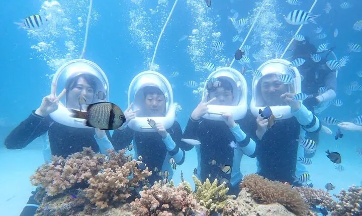 Private Aquatic Discovery Helmet Diving and Snorkeling Adventure