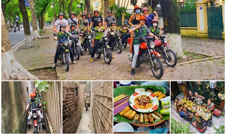 Hanoi Motorbike Tour: Food, Culture and Fun by Vintage Motorbike