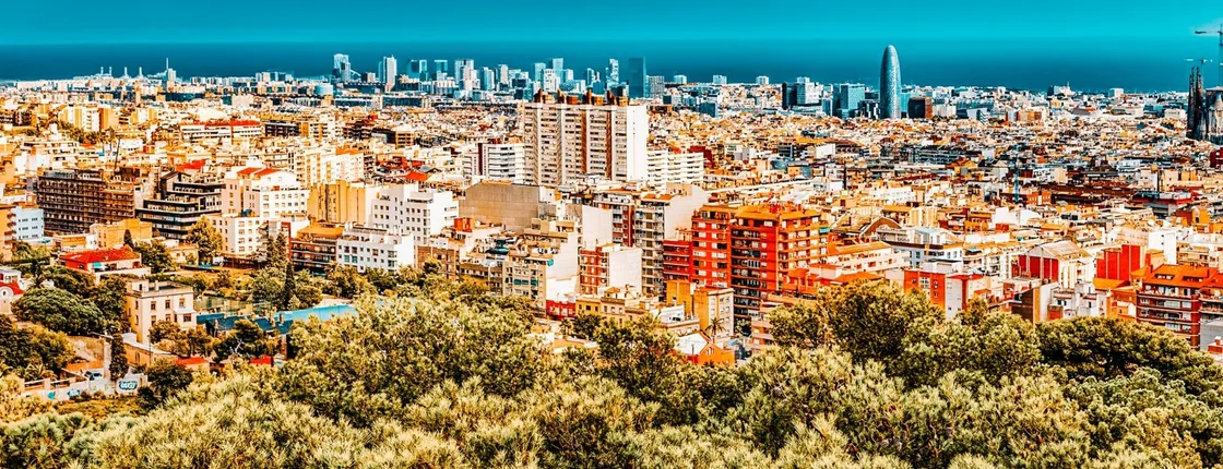 Audio-guided walking tour of Barcelona with Montjuic cable car voucher