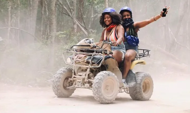ATV Cenote and Zipline Sacred Jungle Expedition