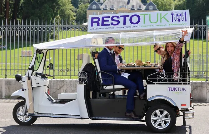 Geneva Wine and Cheese Tour in a TukTuk (electric)