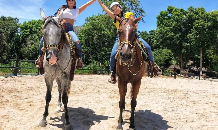 Horseback Riding and Cenote Swim from Cancun or Playa del Carmen