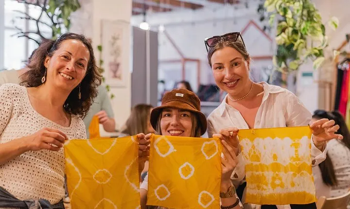 2 Hours Nature Dyeing Fabric with Local Plants in Cyprus