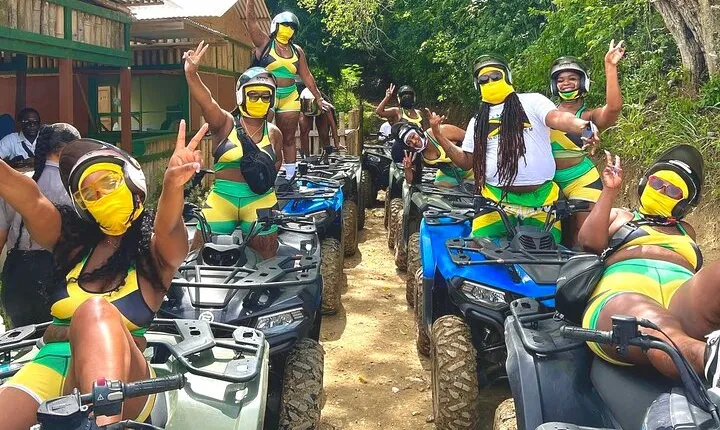 Montego Bay ATV Ride & Bamboo Rafting With Limestone Foot Massage