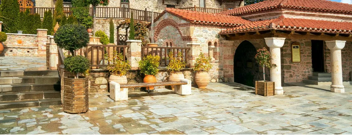 Self-guided walking audio tour of the Varlaam Monastery