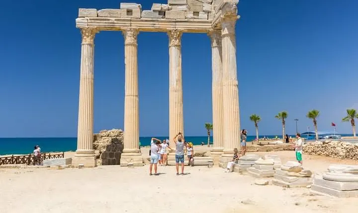 Full-Day Tour of Kursunlu Waterfalls, Aspendos, and Ancient Ruins of Side From Alanya