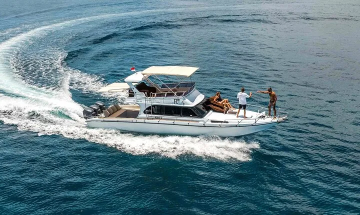 ️Nusa Penida by Private Boat - Snorkeling 4 spots, Swim with Mantas + Land Tour