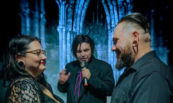 Gothic Wedding Ceremony with Spectacular Photography lncluded 