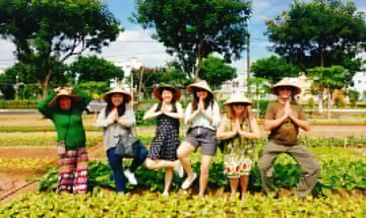 Home Cooking Class: Market, Garden and cooking 4 dishes