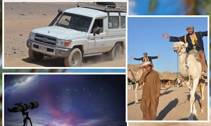 Safari Jeep to Watch Stars With Dinner & Camel Ride - Hurghada