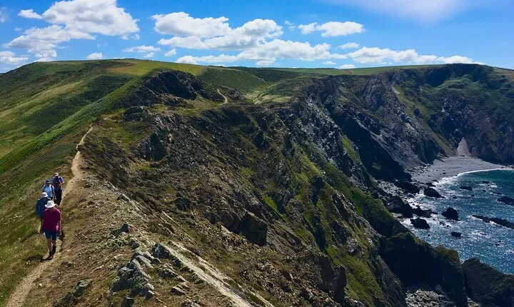 Guided walk on the remote and wild North Cornish coast