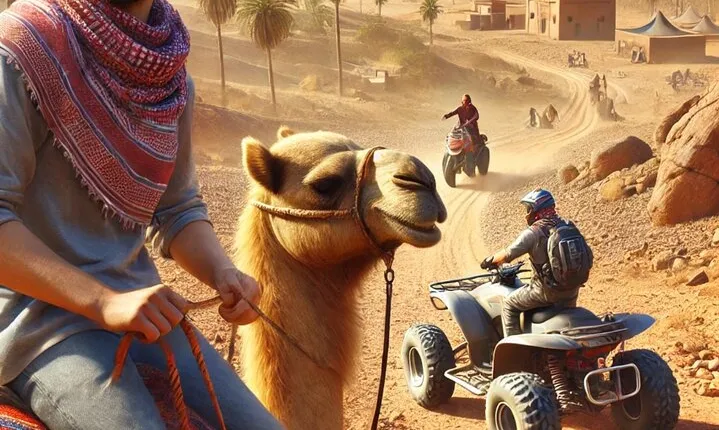 Quad Bike & Camel Ride & Dinner Show In Agafay Desert 