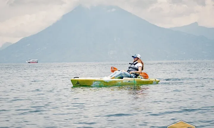 Kayaking on Lake Atitlan
