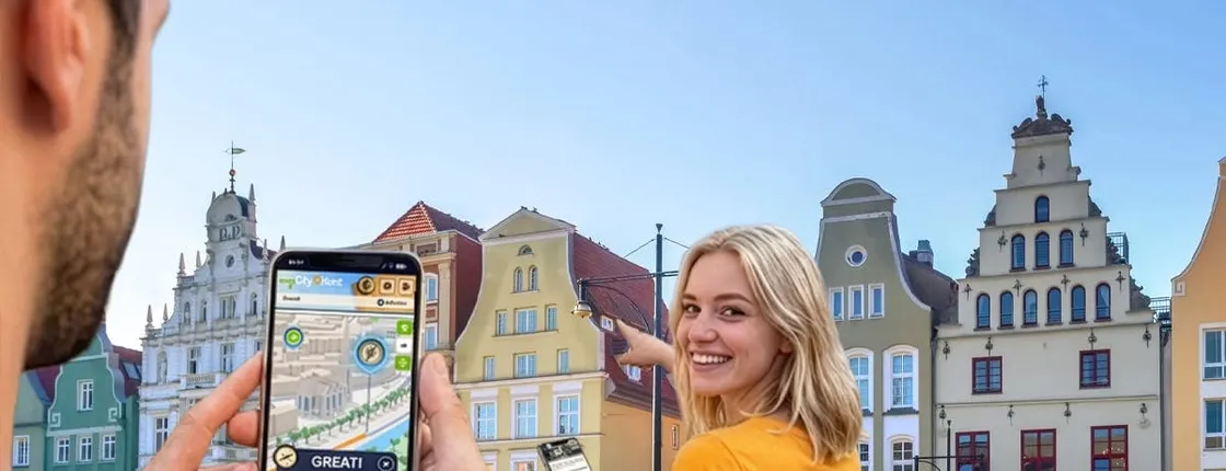 Self-guided digital scavenger hunt in Rostock
