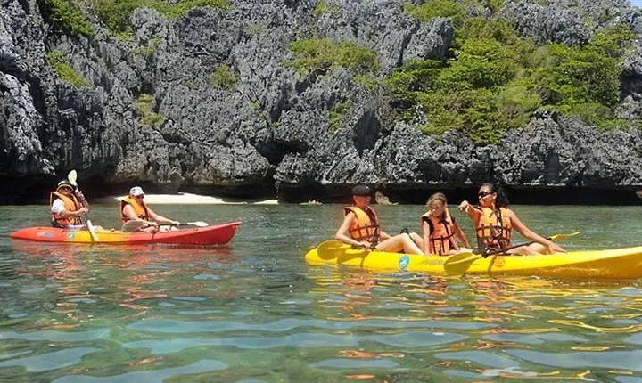 Sea Kayaking at Ang Thong National Marine Park from Koh Samui