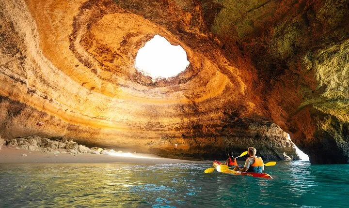 Benagil Cave - Sunrise or Sunset Kayak Tour (Small groups)
