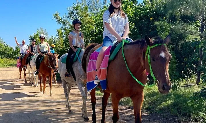 Tripple Play: Green Grotto Cave Horseback Riding and River Tubing