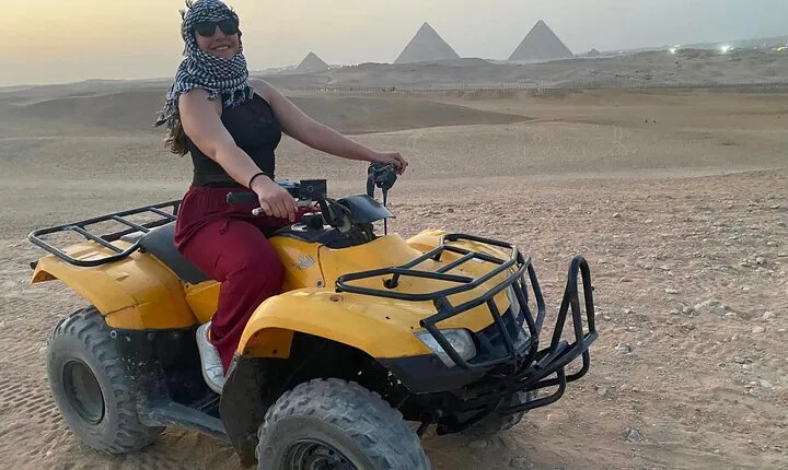 Private tour Giza Pyramids ,One Hour Quad Bike Ride and 45 Minute Camel Ride