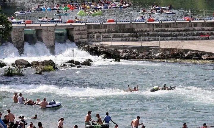 River Tubing on the Comal River with 3 Chutes and Shuttle