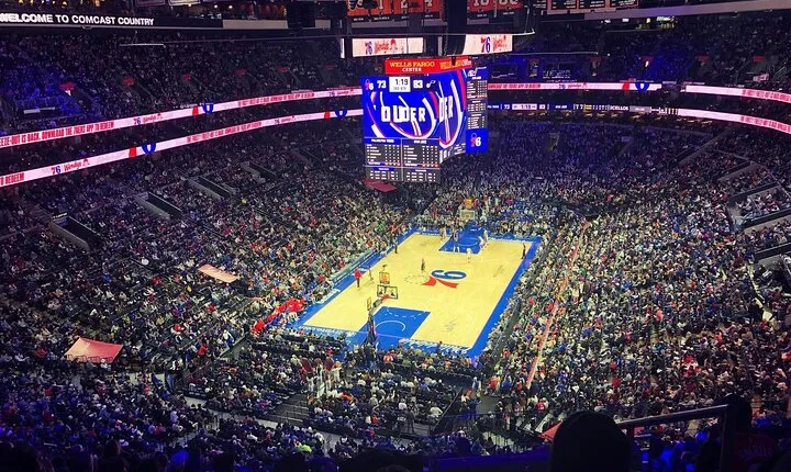 Philadelphia 76ers Basketball Game Ticket at Wells Fargo Center